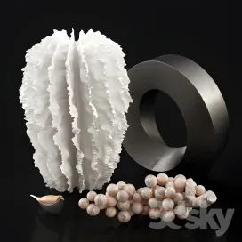 Set of decors sculpures